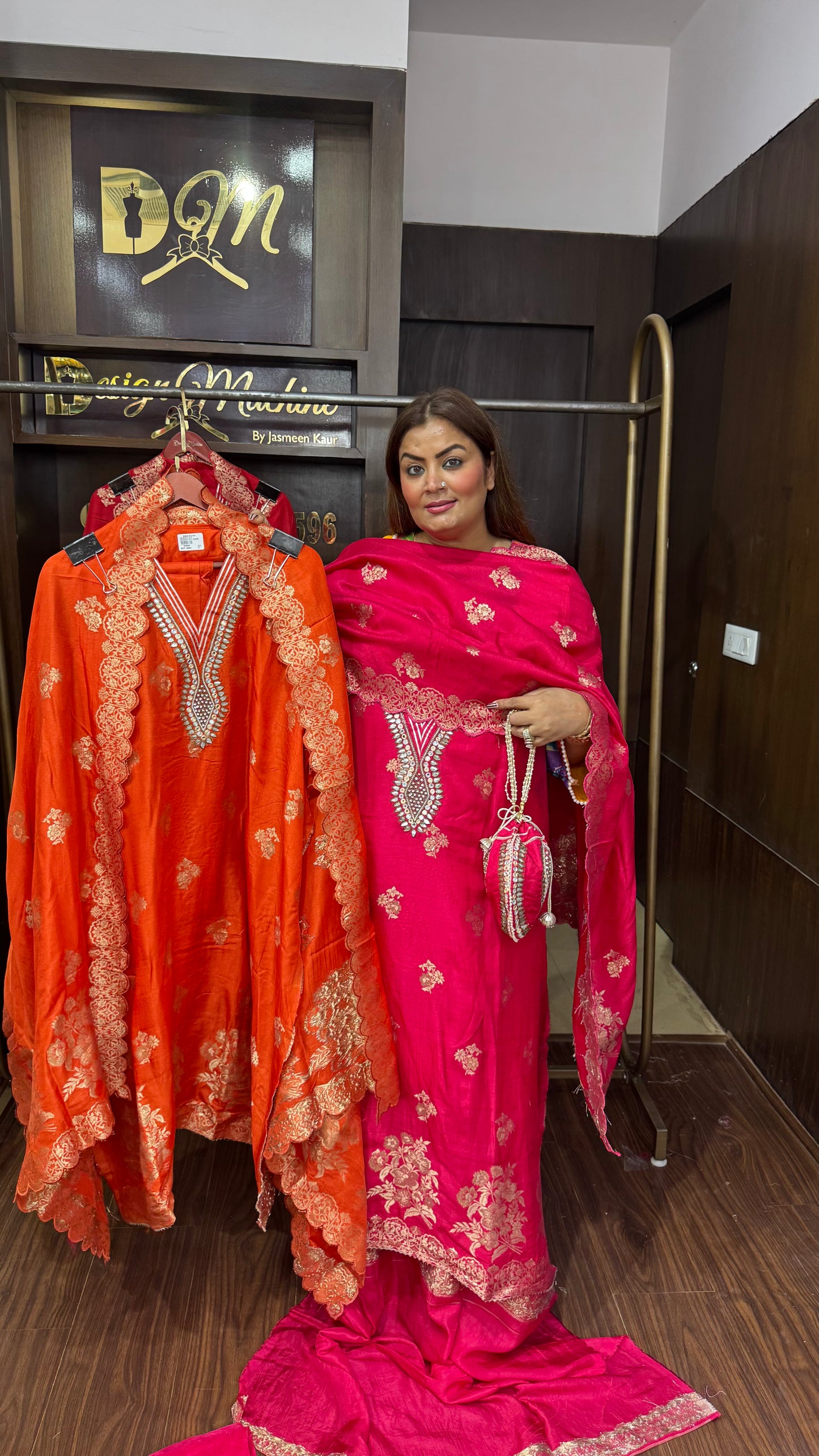 Himsa (Pure Crepe Unstitch Suit)