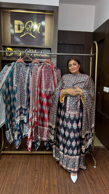 Gajji Silk (Unstitch Suit)