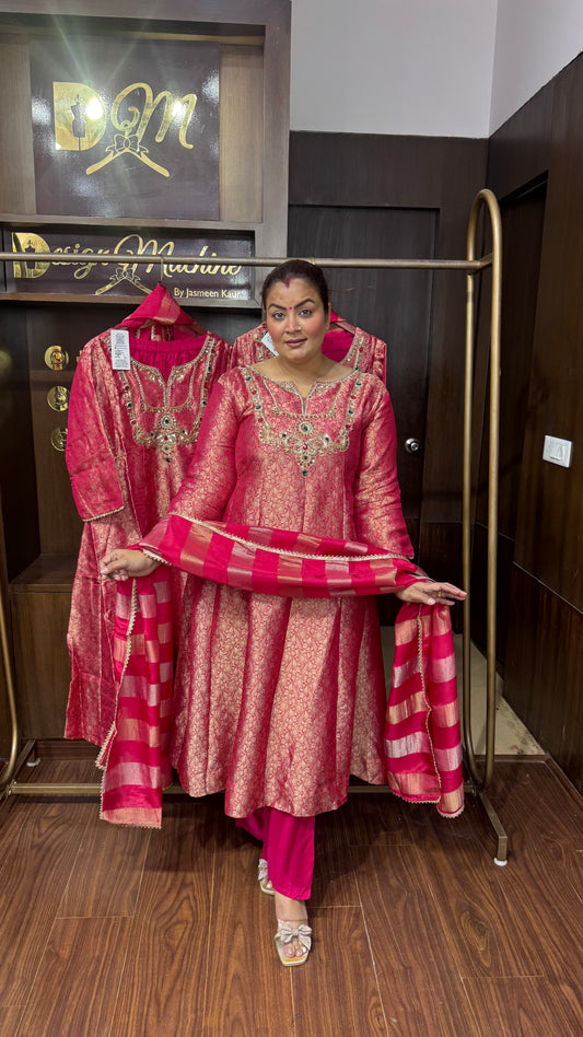 Ridhi (Glass Tissue Anarkali Suit)