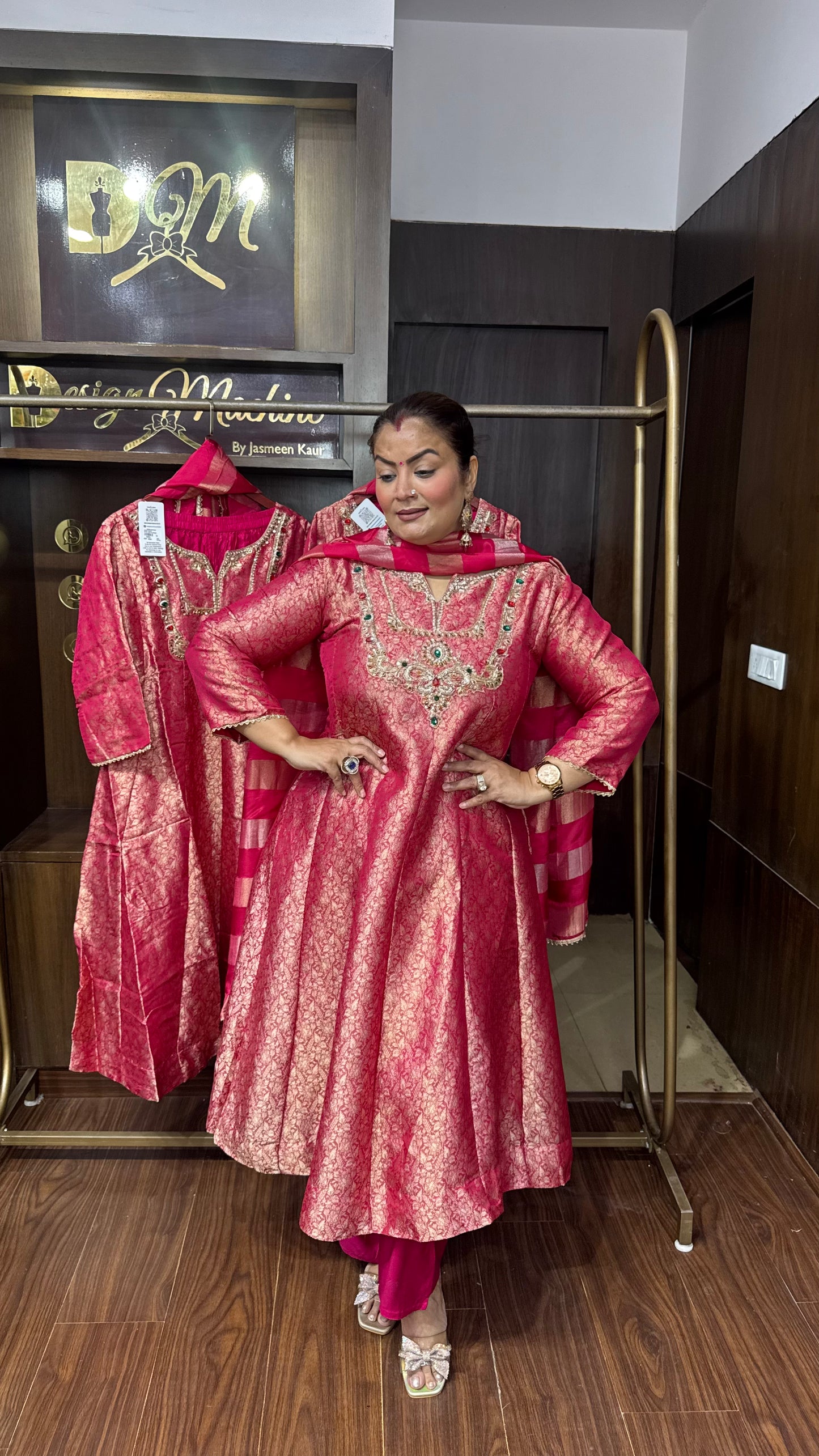 Ridhi (Glass Tissue Anarkali Suit)