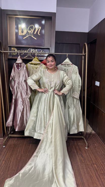 Krishi (Ziraff Tissue Anarkali Suit)