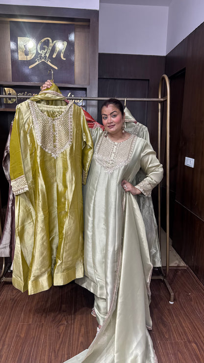 Krishi (Ziraff Tissue Anarkali Suit)