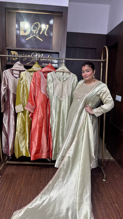 Krishi (Ziraff Tissue Anarkali Suit)
