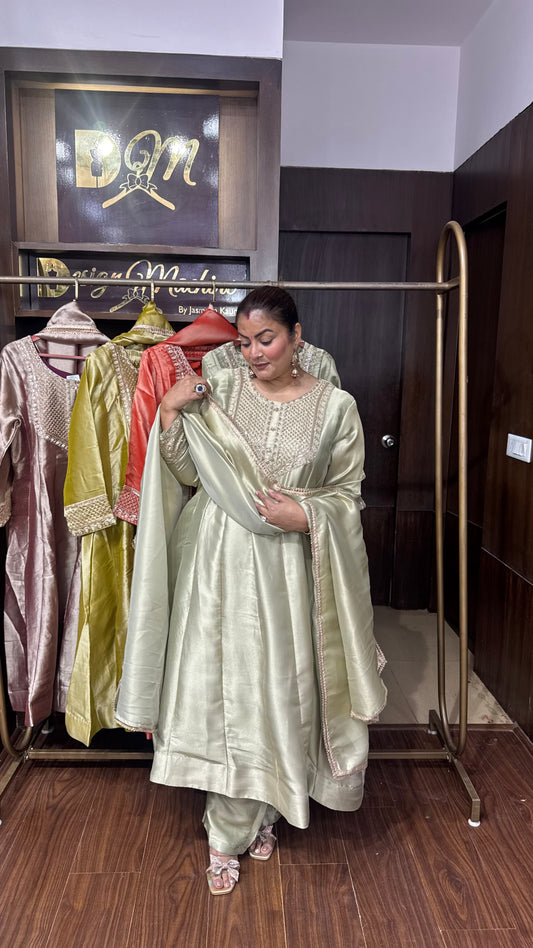 Krishi (Ziraff Tissue Anarkali Suit)