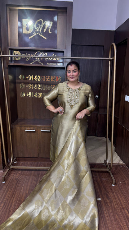 Akriti (Brocade Anarkali Suit)
