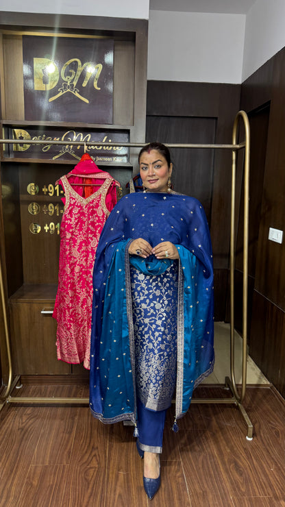 Asmi (Brocade Banarasi Suit)