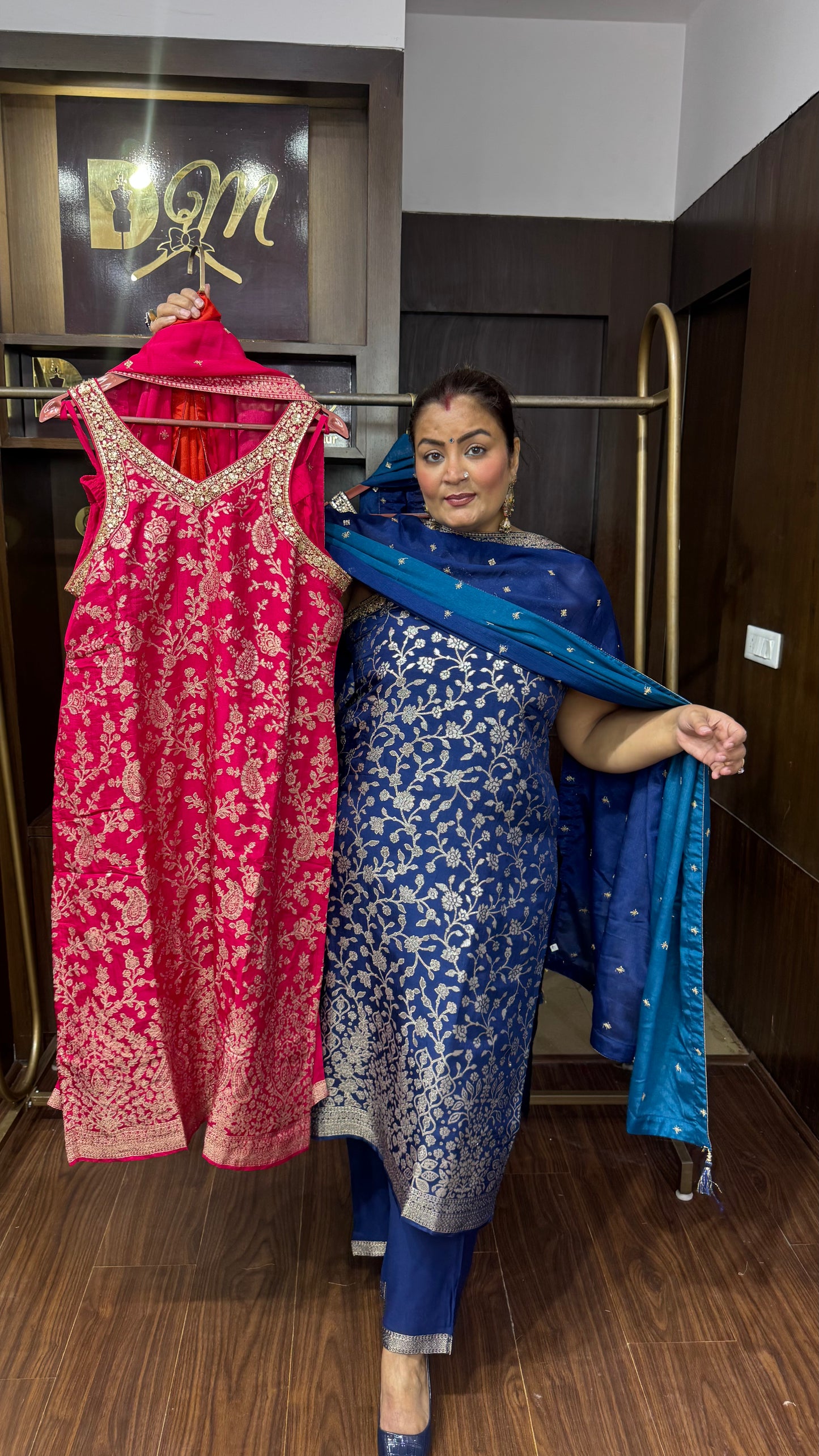 Asmi (Brocade Banarasi Suit)