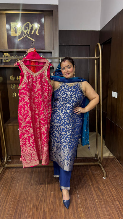 Asmi (Brocade Banarasi Suit)