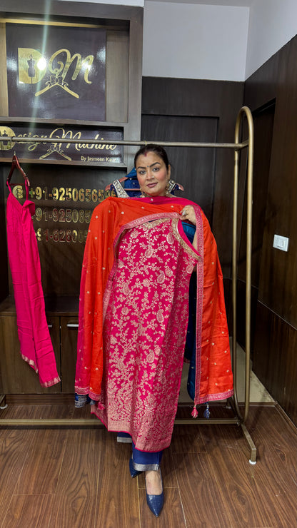 Asmi (Brocade Banarasi Suit)