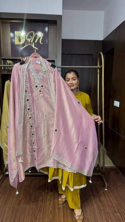 Ashriya (Glass Tissue Unstitch Suit)