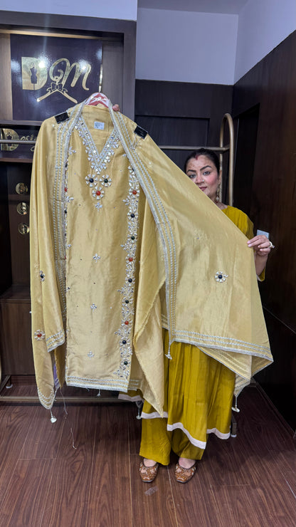 Ashriya (Glass Tissue Unstitch Suit)