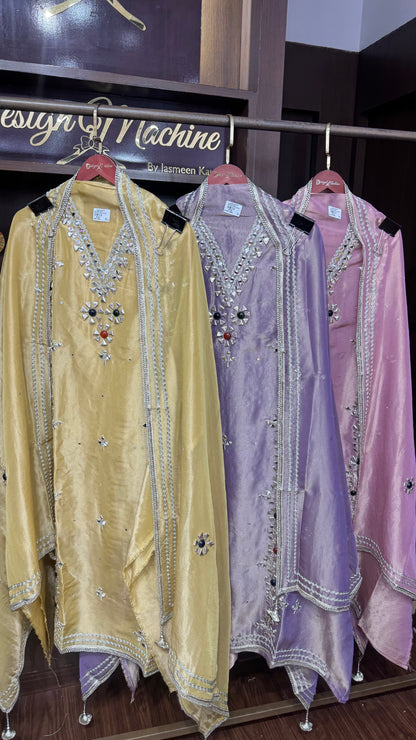 Ashriya (Glass Tissue Unstitch Suit)