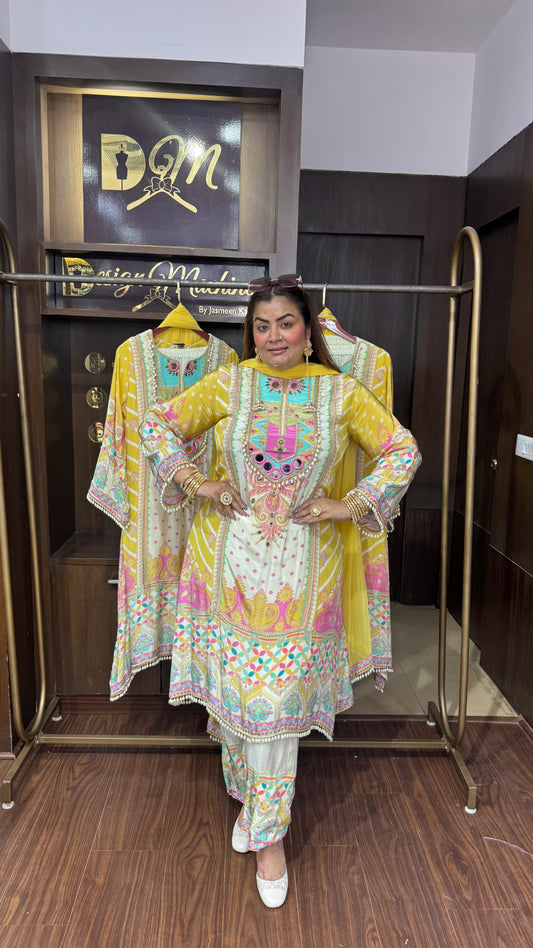 Eshana Pure Crepe Suit