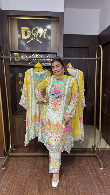Eshana Pure Crepe Suit
