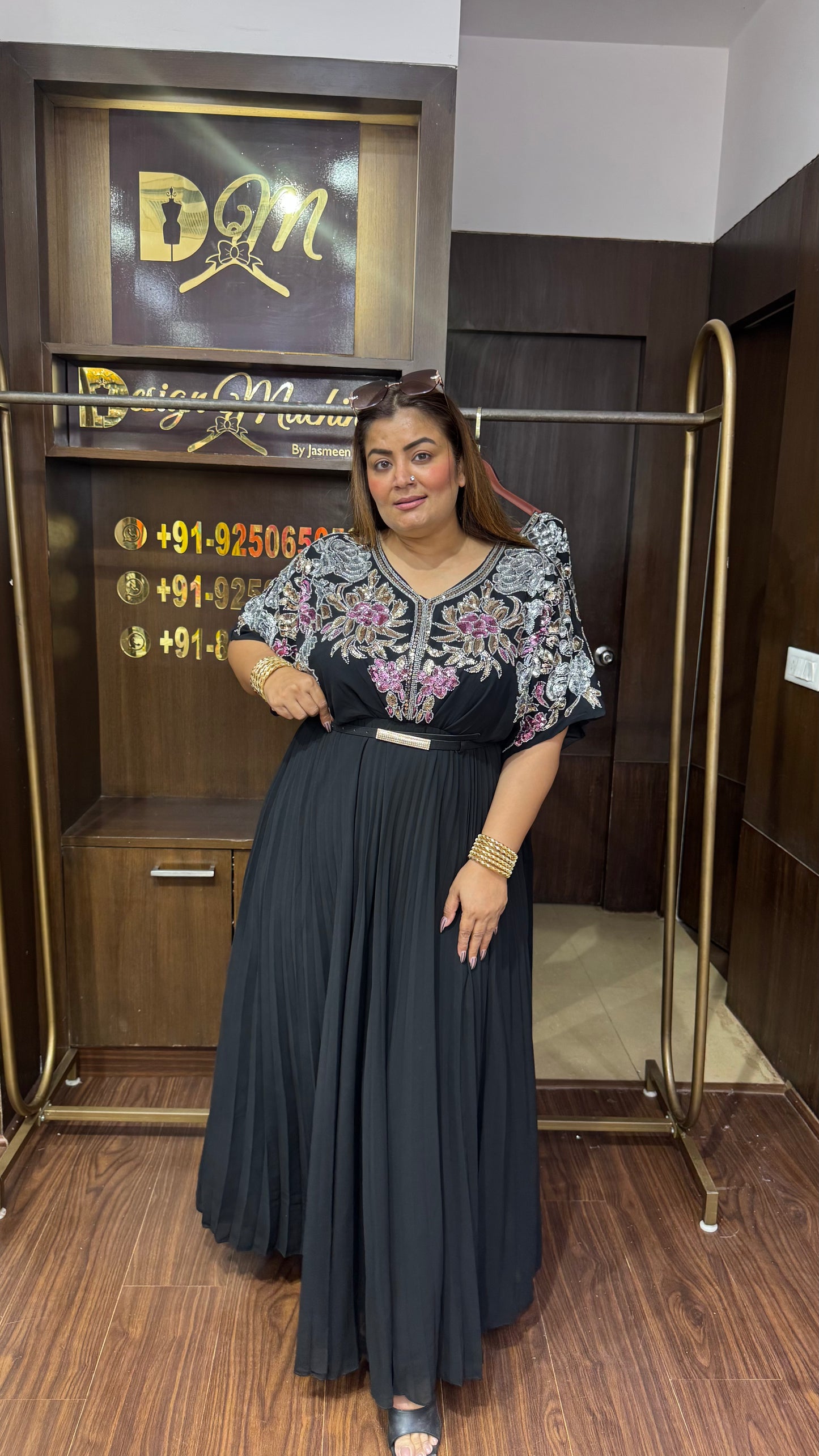 Aveline Georgette Gown