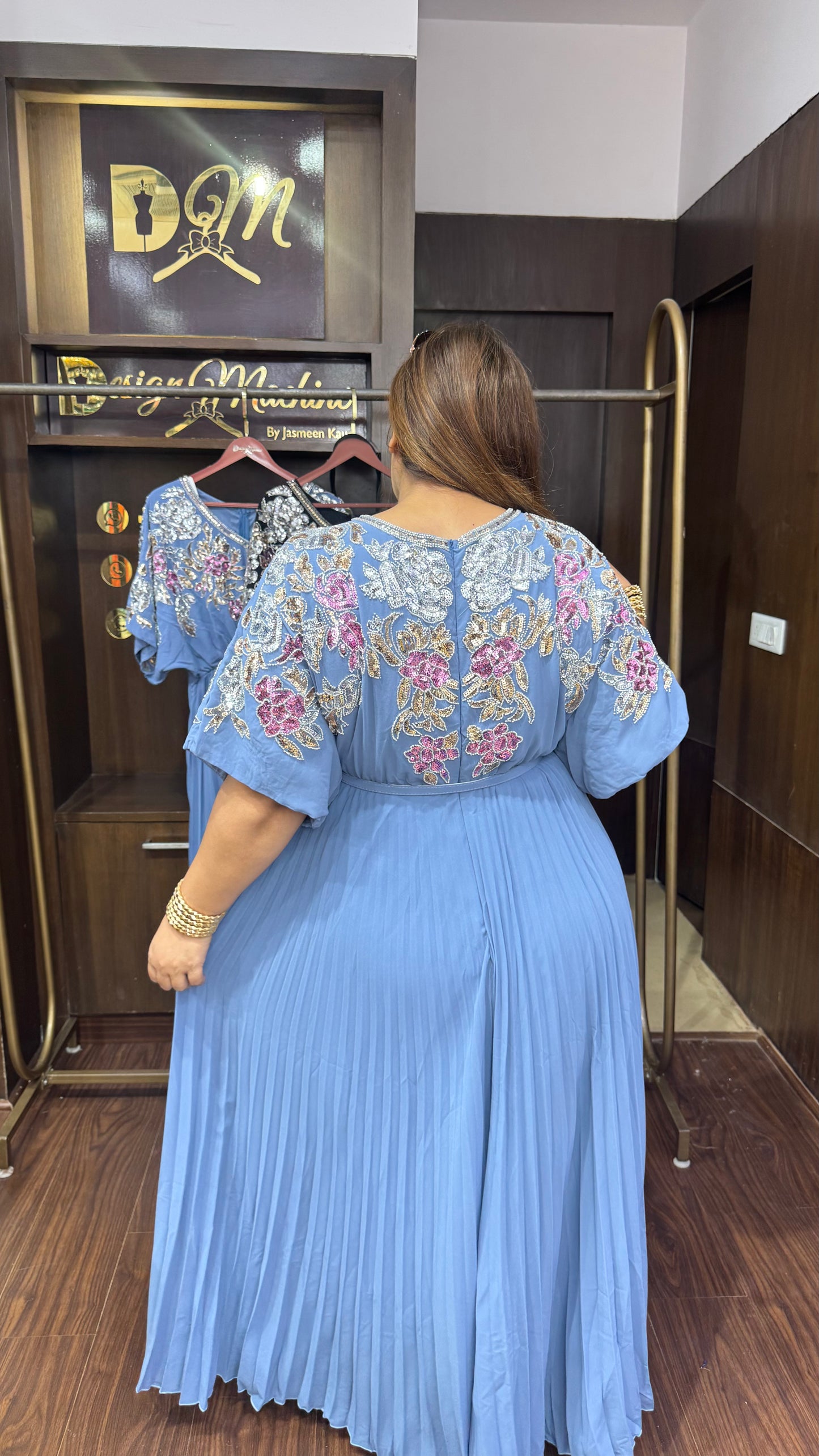 Aveline Georgette Gown