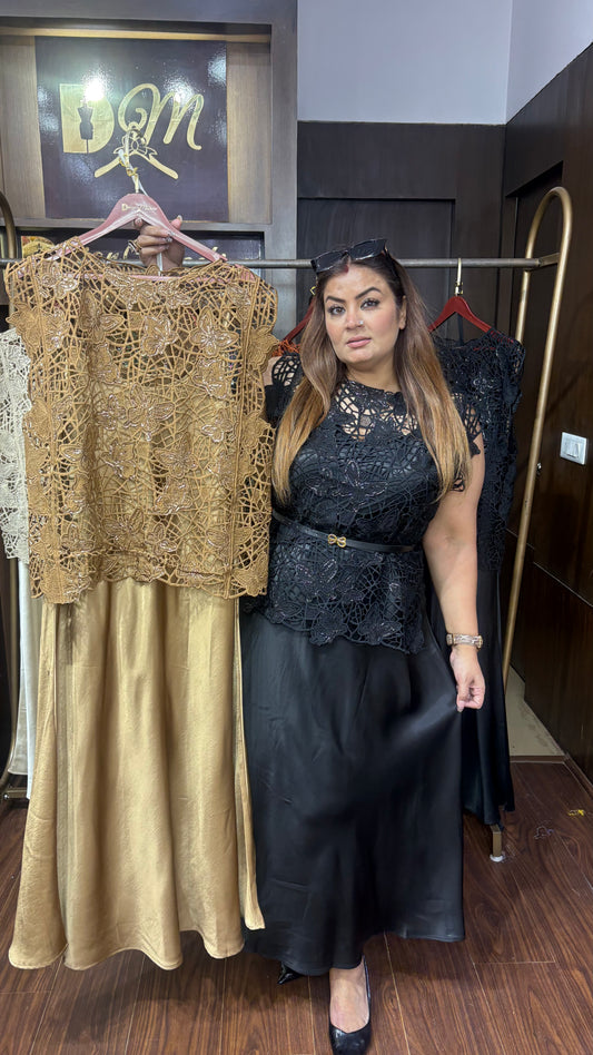 Aarohi Silk Jacket Dress