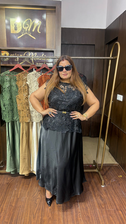 Aarohi Silk Jacket Dress