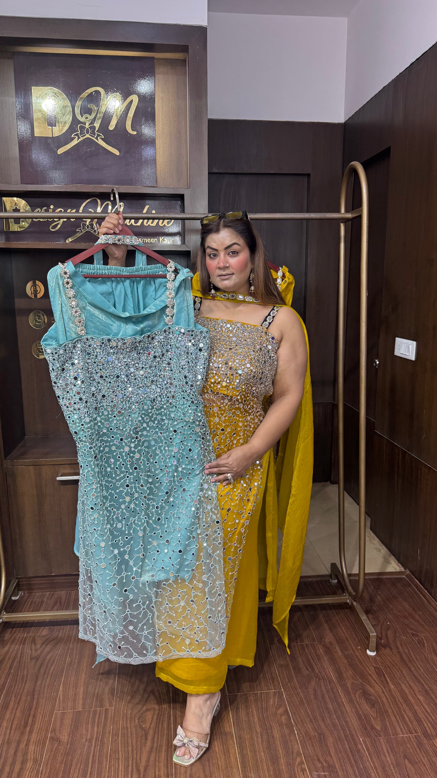 Noor-e-Glass Tissue Suit