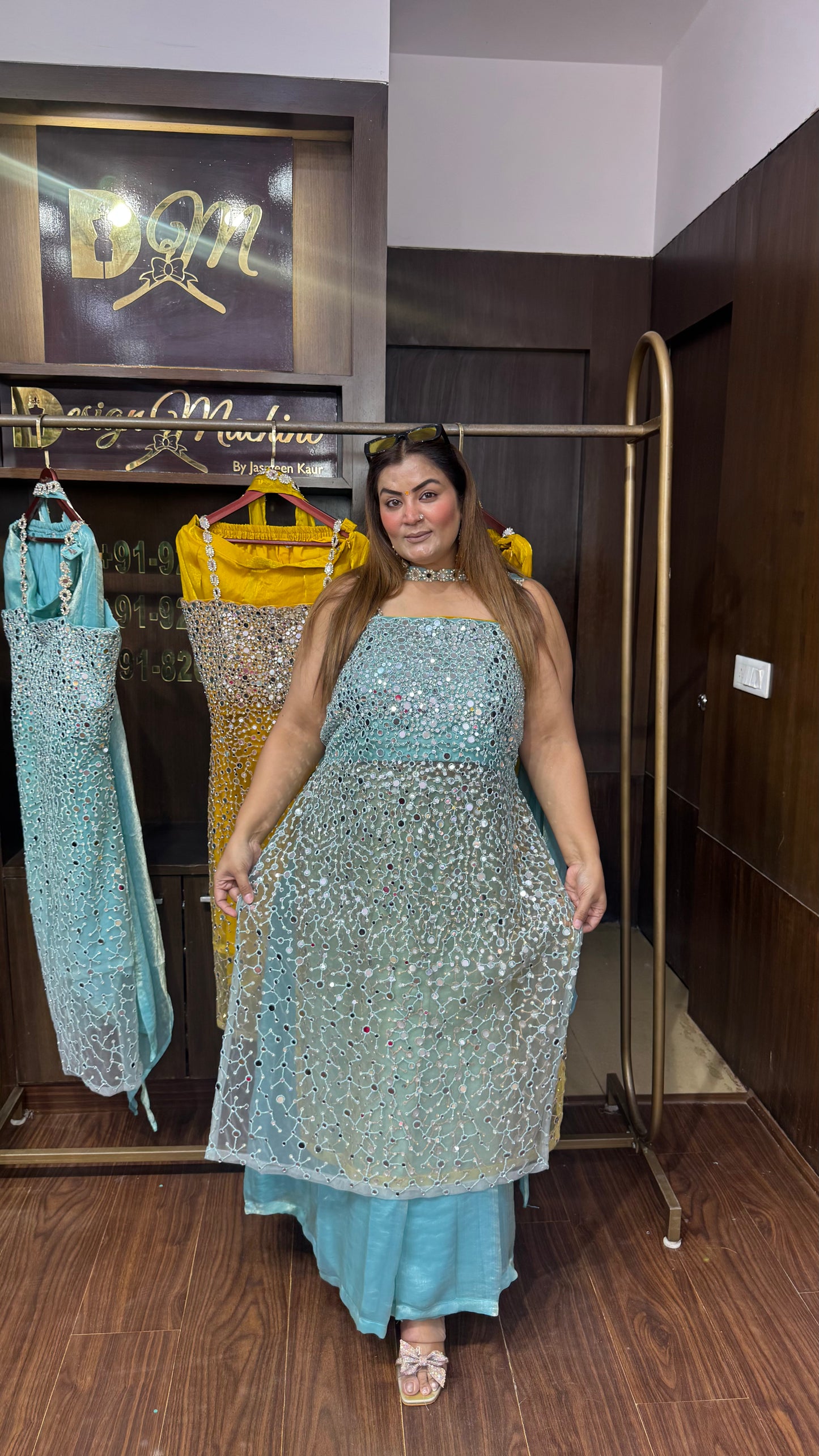 Noor-e-Glass Tissue Suit