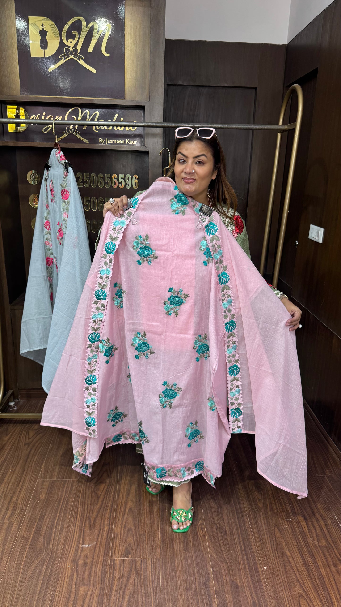 Malmal Cotton  Unstitch Suit