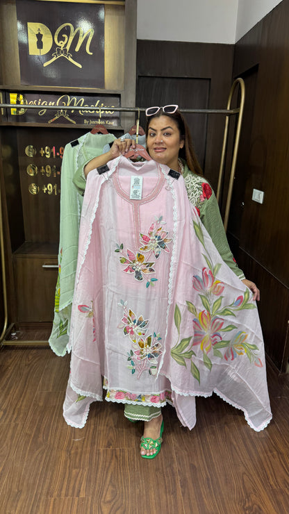 Aashvi (Cotton Unstitch Suit)