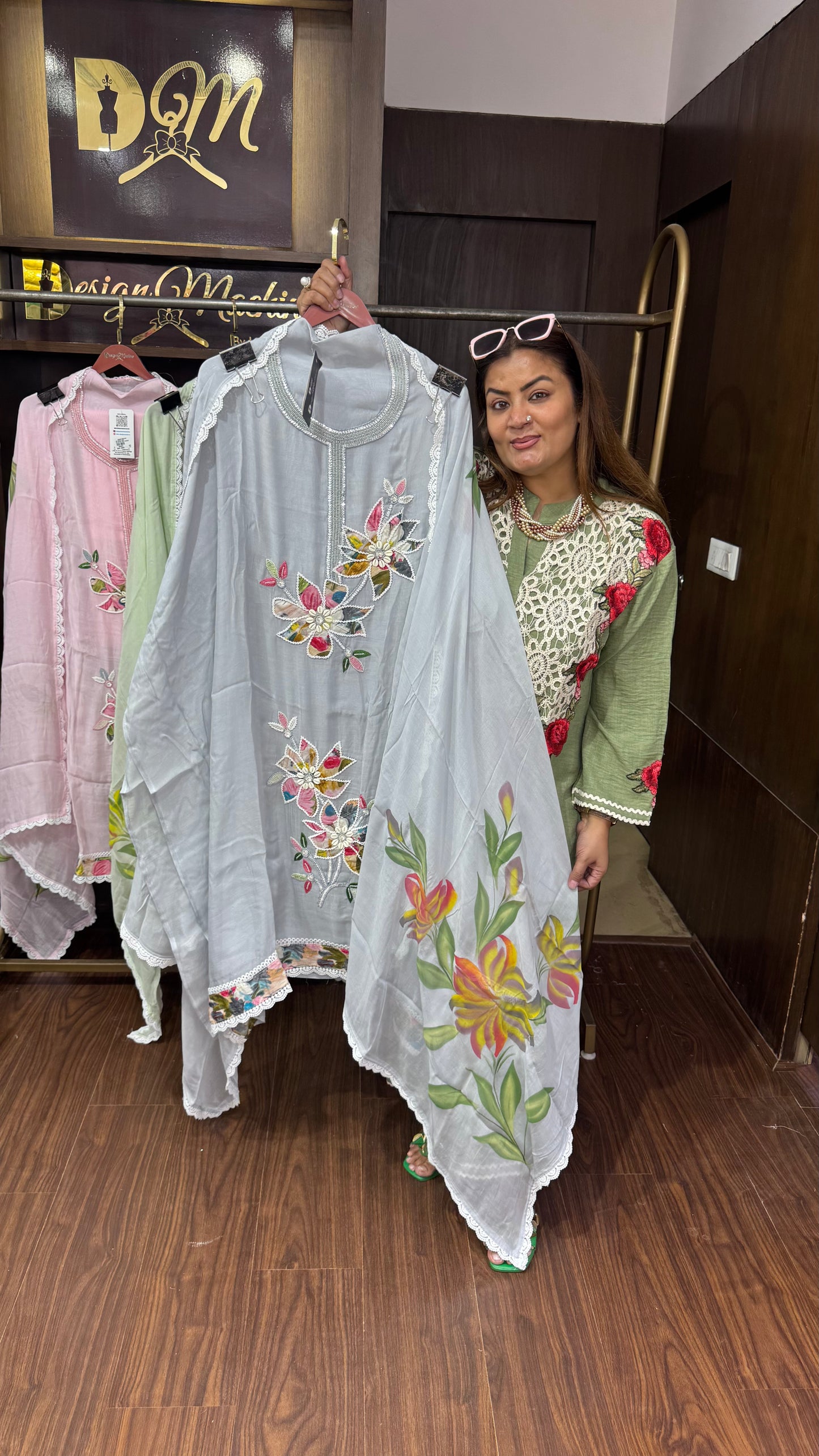 Aashvi (Cotton Unstitch Suit)