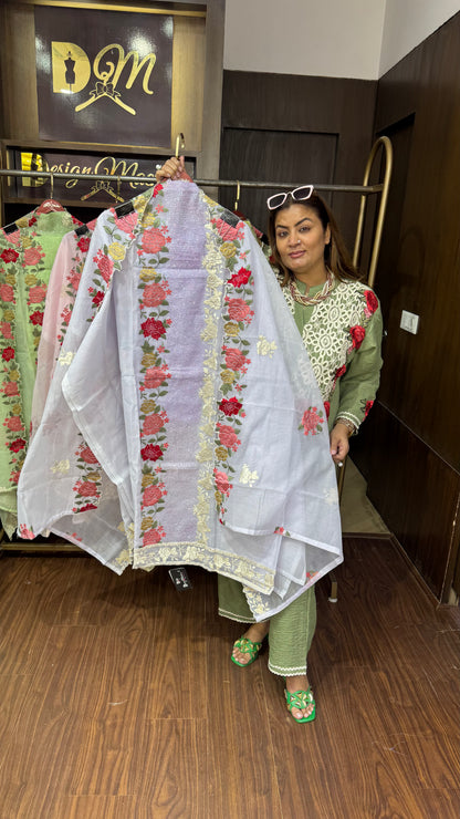 Rama (Cotton Unstitch Suit)
