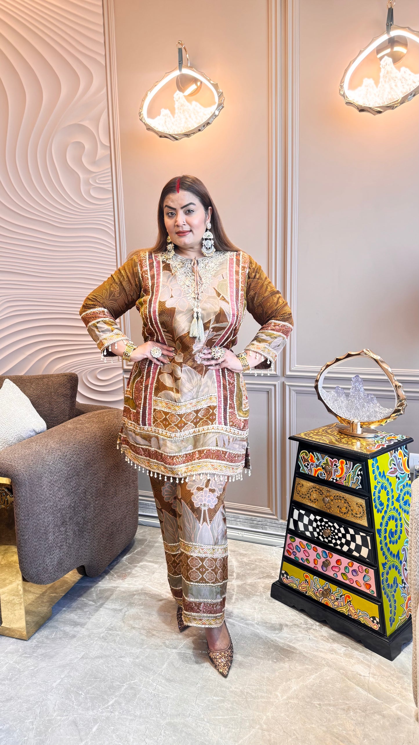 Aabroo (Cotton Silk Cordset)