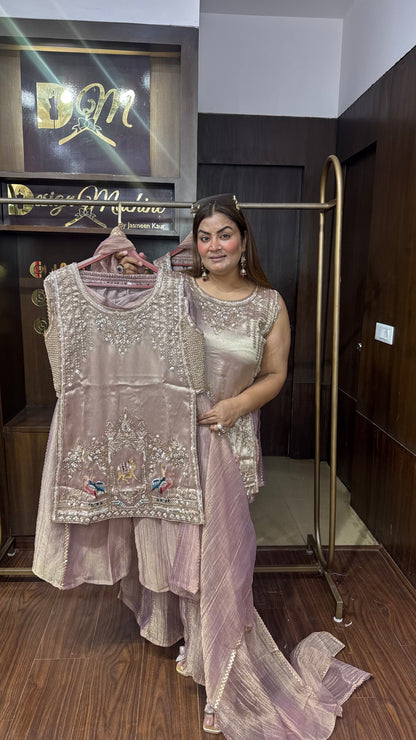 Meher Crush Tissue Suit