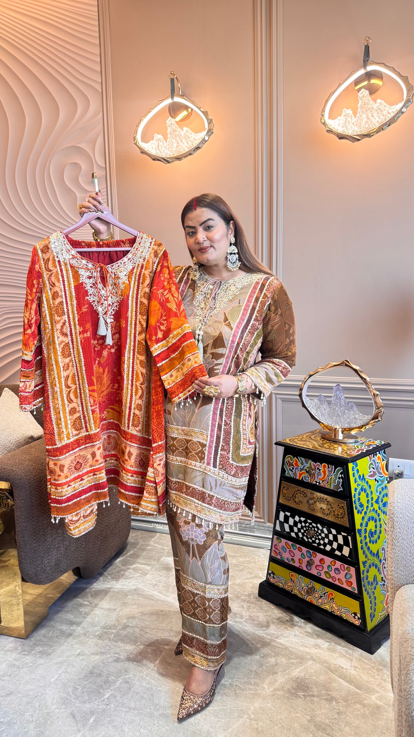 Aabroo (Cotton Silk Cordset)