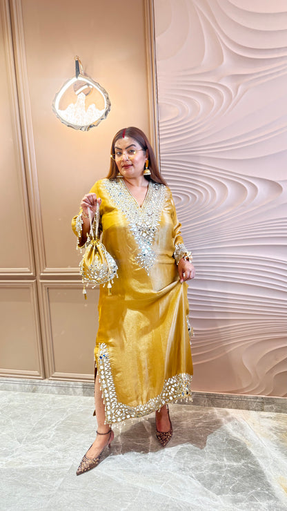 Mehrika (Glass Tissue Indo Western Dress)