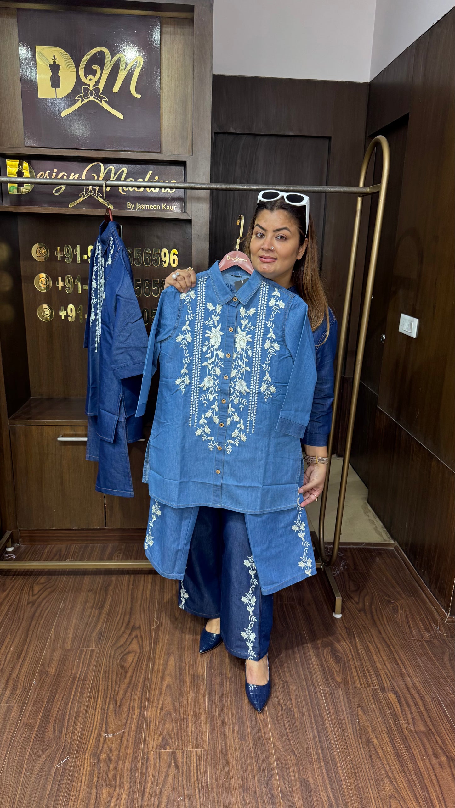 Ishika (Denim Cordset)