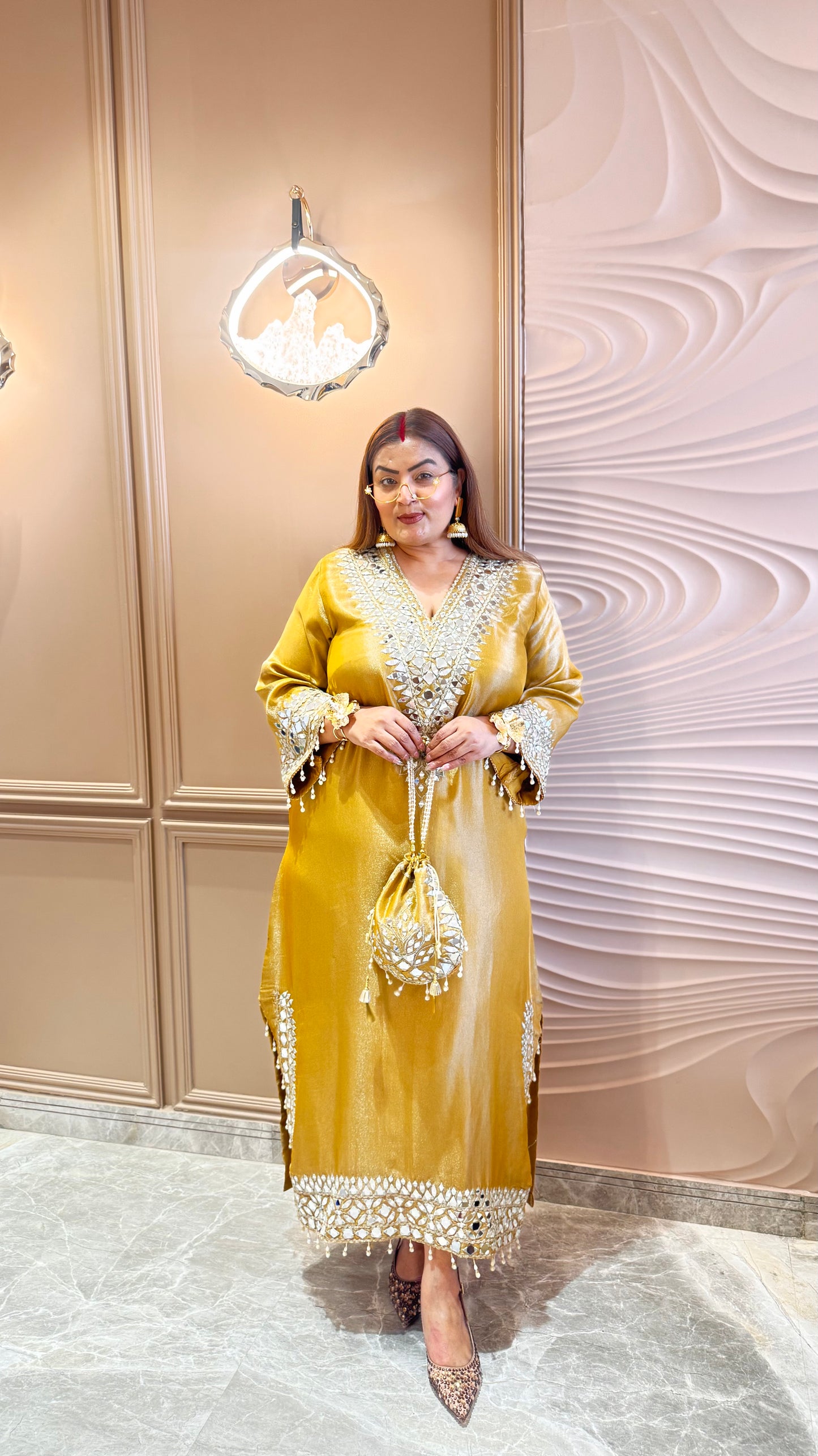 Mehrika (Glass Tissue Indo Western Dress)