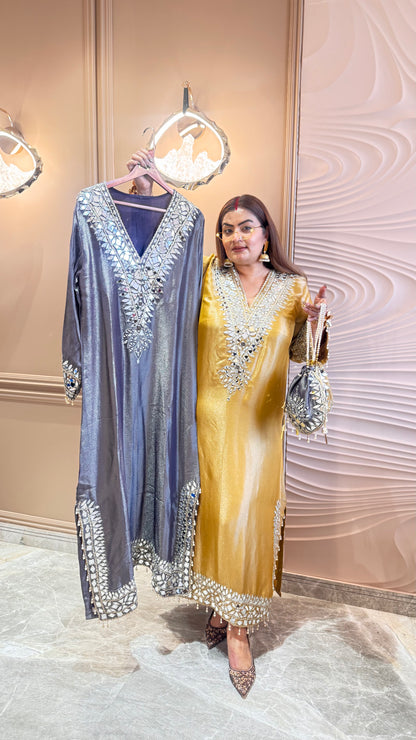 Mehrika (Glass Tissue Indo Western Dress)