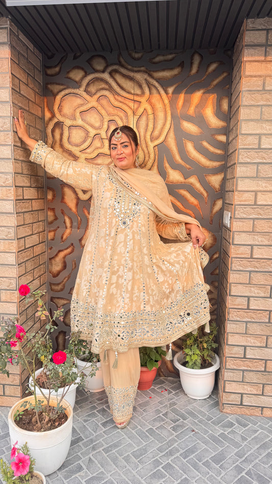 Meherbaan (Pure Georgette Farshi Salwar Suit)
