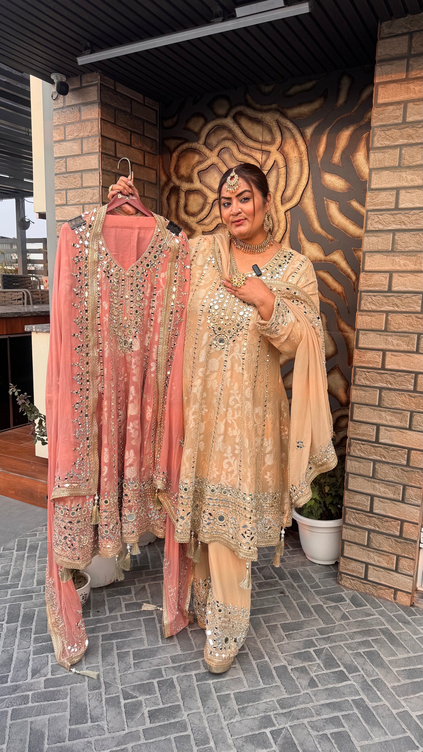 Meherbaan (Pure Georgette Farshi Salwar Suit)