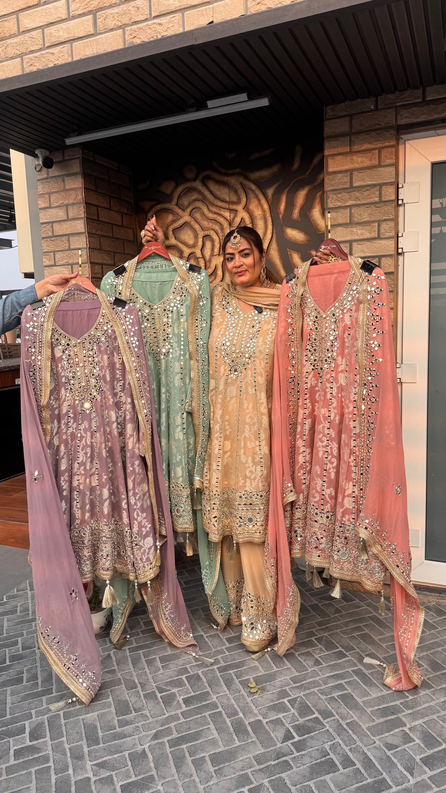 Meherbaan (Pure Georgette Farshi Salwar Suit)