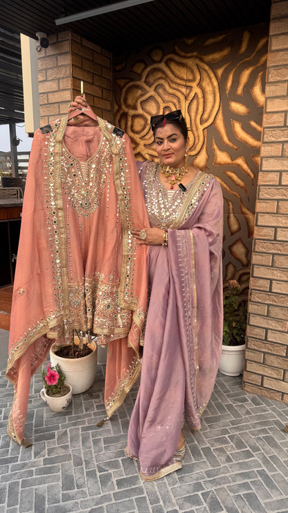 Aafreen (Glass Tissue Farshi Salwar Suit)