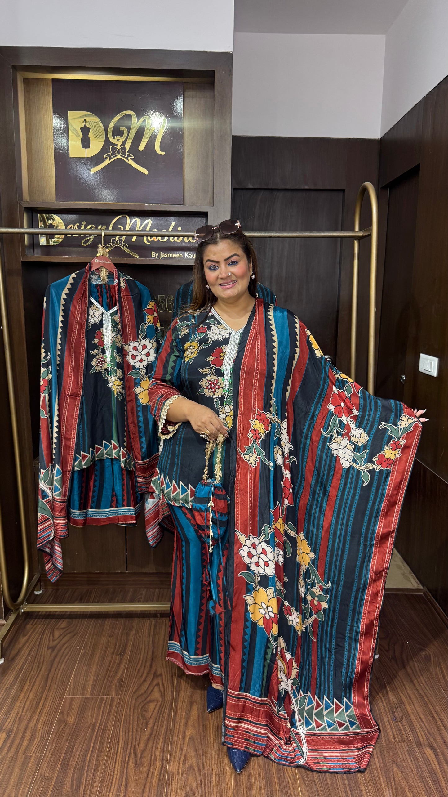 Rishka (Pure Crepe Suit)