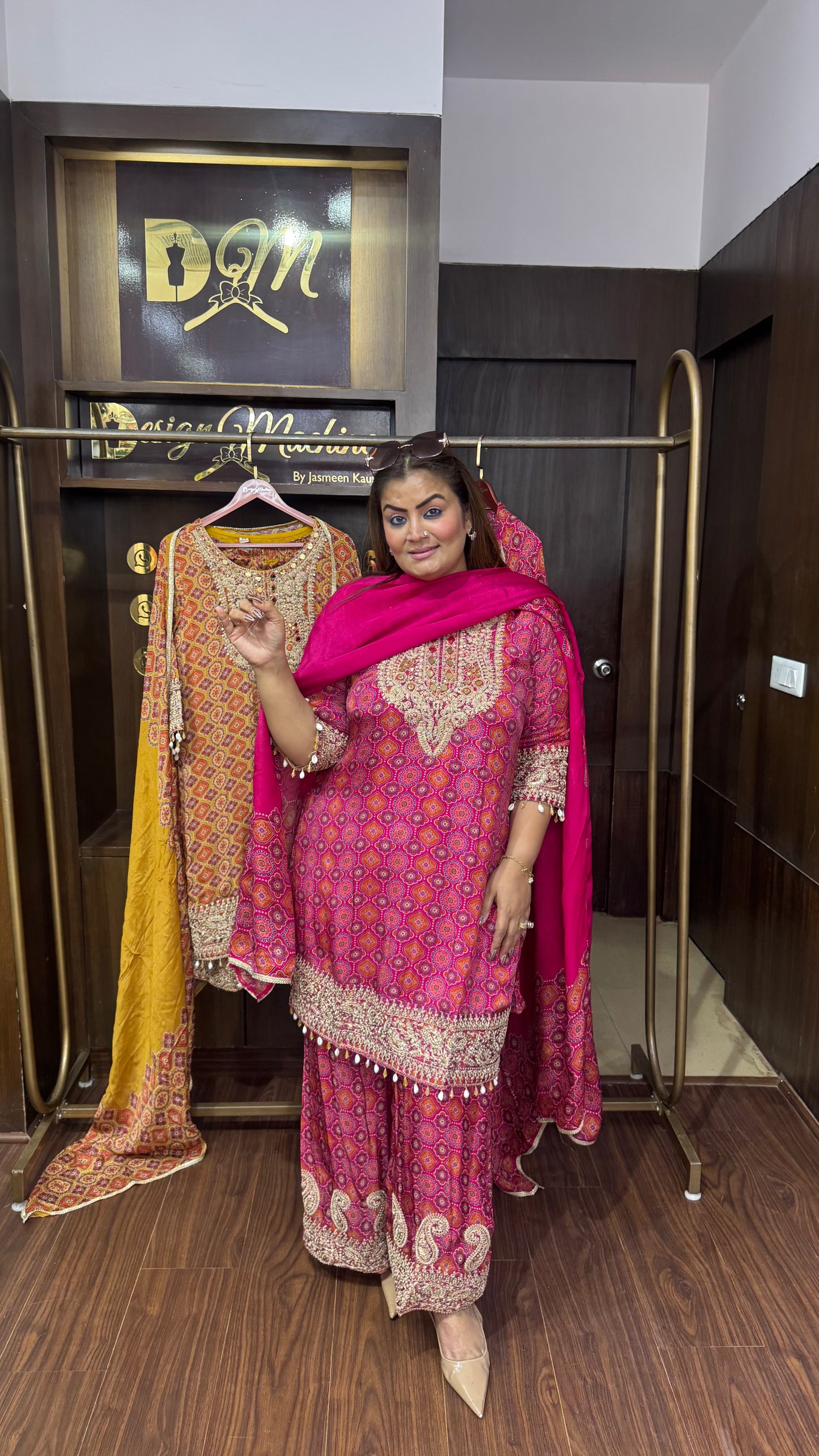 Eisha (Pure Chinnon Crepe Suit)
