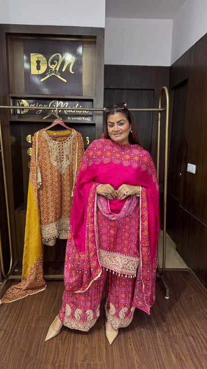 Eisha (Pure Chinnon Crepe Suit)