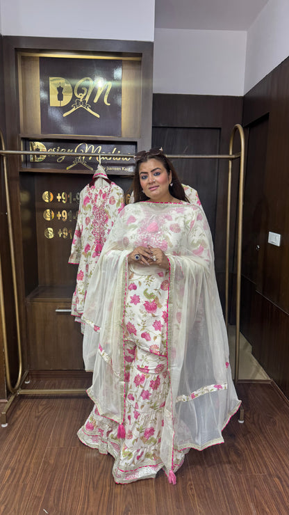 Pure Malchanderi Sharara Suit