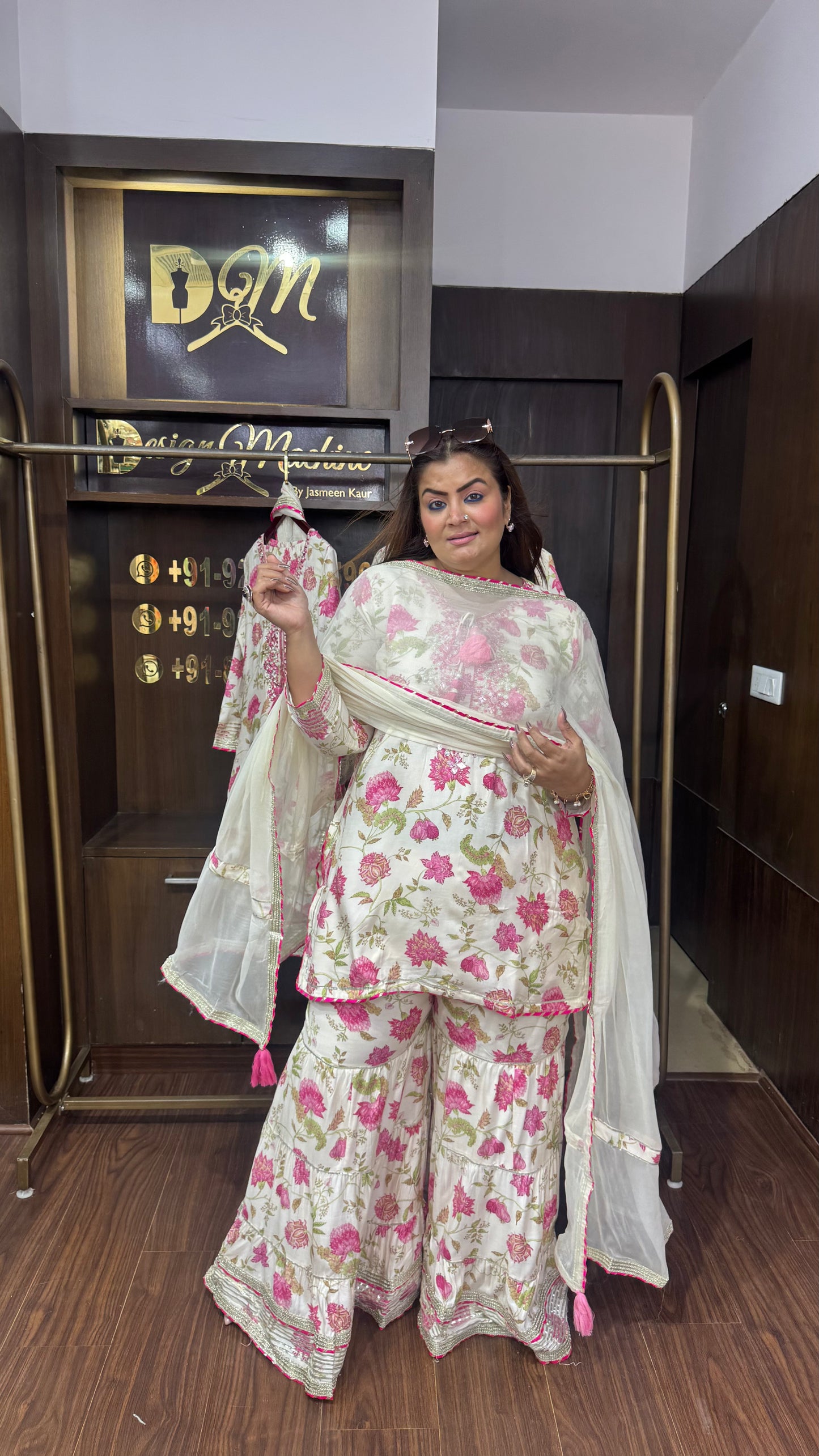 Pure Malchanderi Sharara Suit