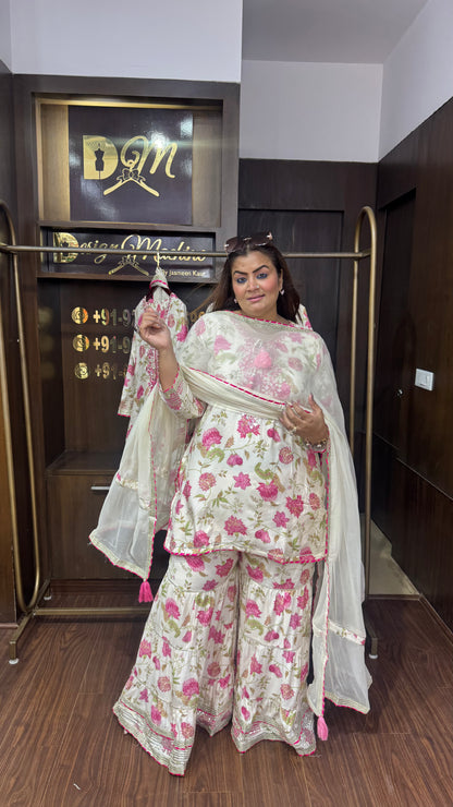 Pure Malchanderi Sharara Suit