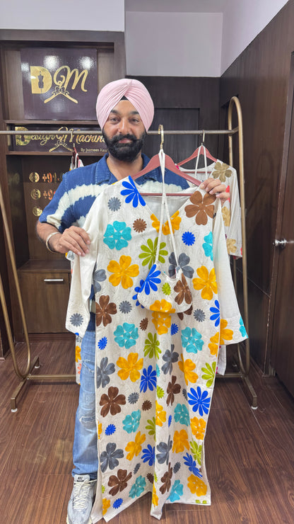 Gulnaaz Cotton Phiran with Potli