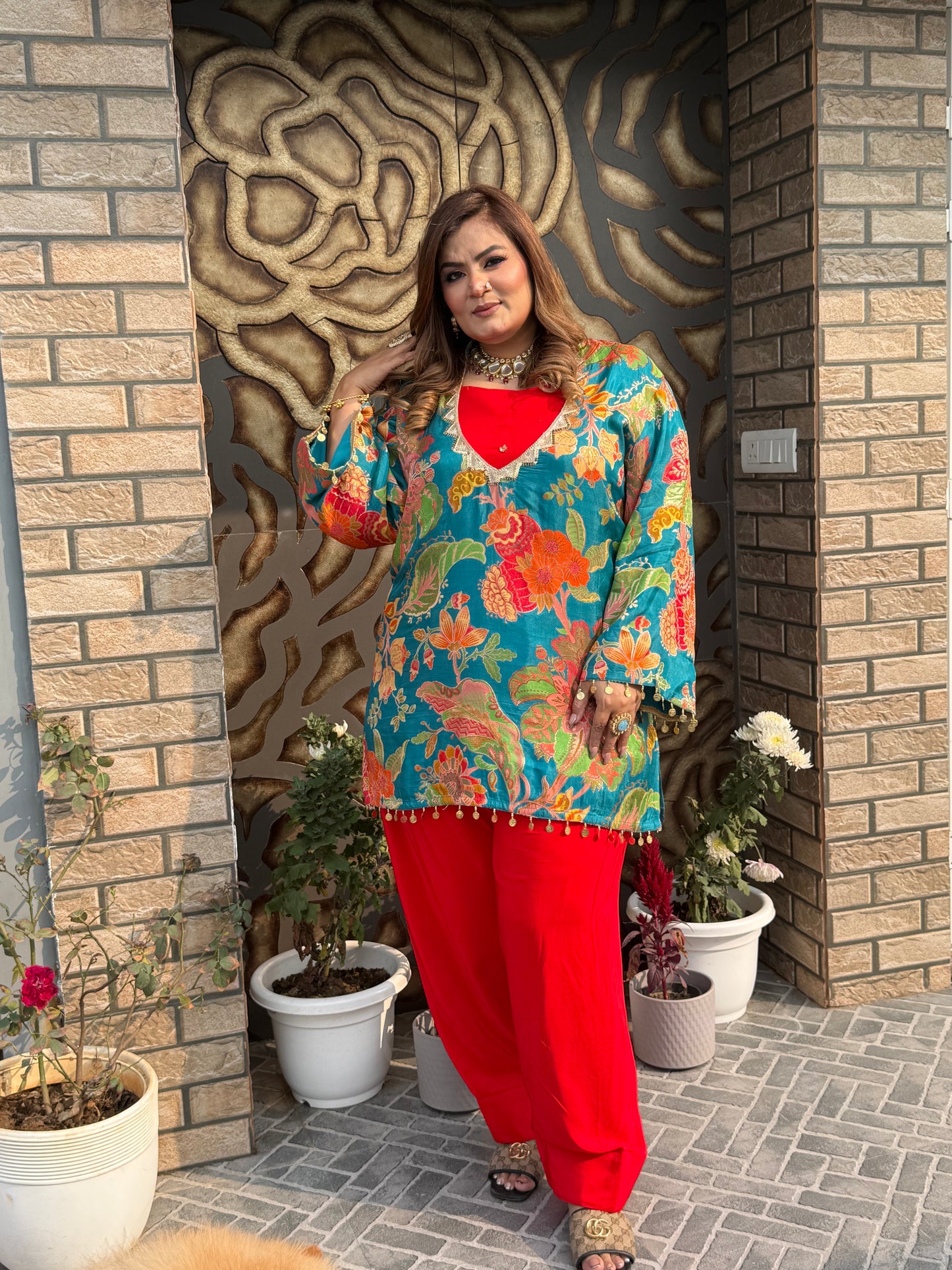 Afsira Pure Crepe (Suit)
