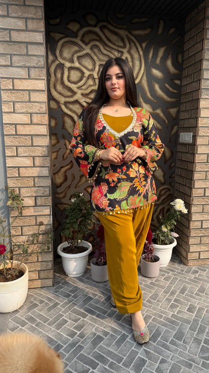 Afsira Pure Crepe (Suit)