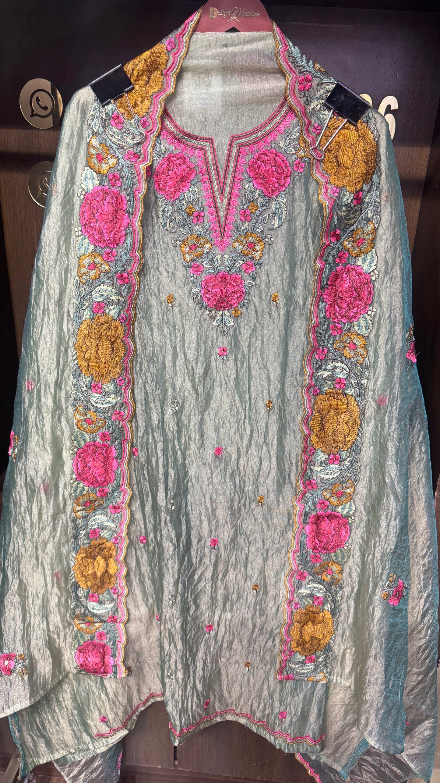 Astha (Crush Tissue Unstitch Suit)