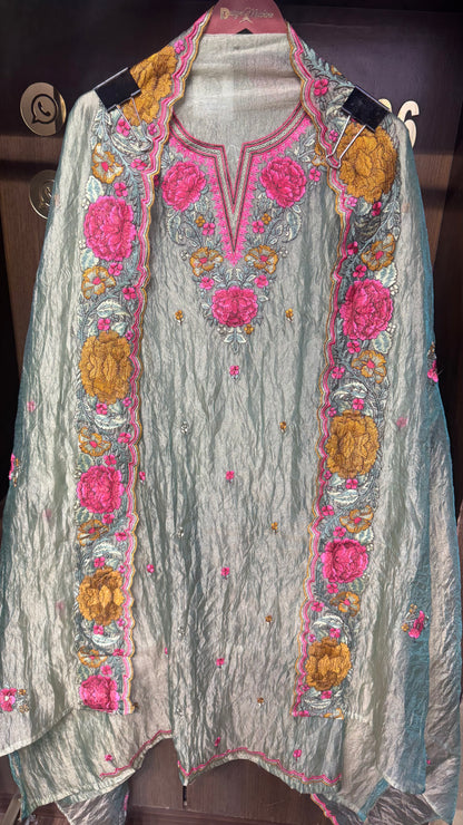 Astha (Crush Tissue Unstitch Suit)